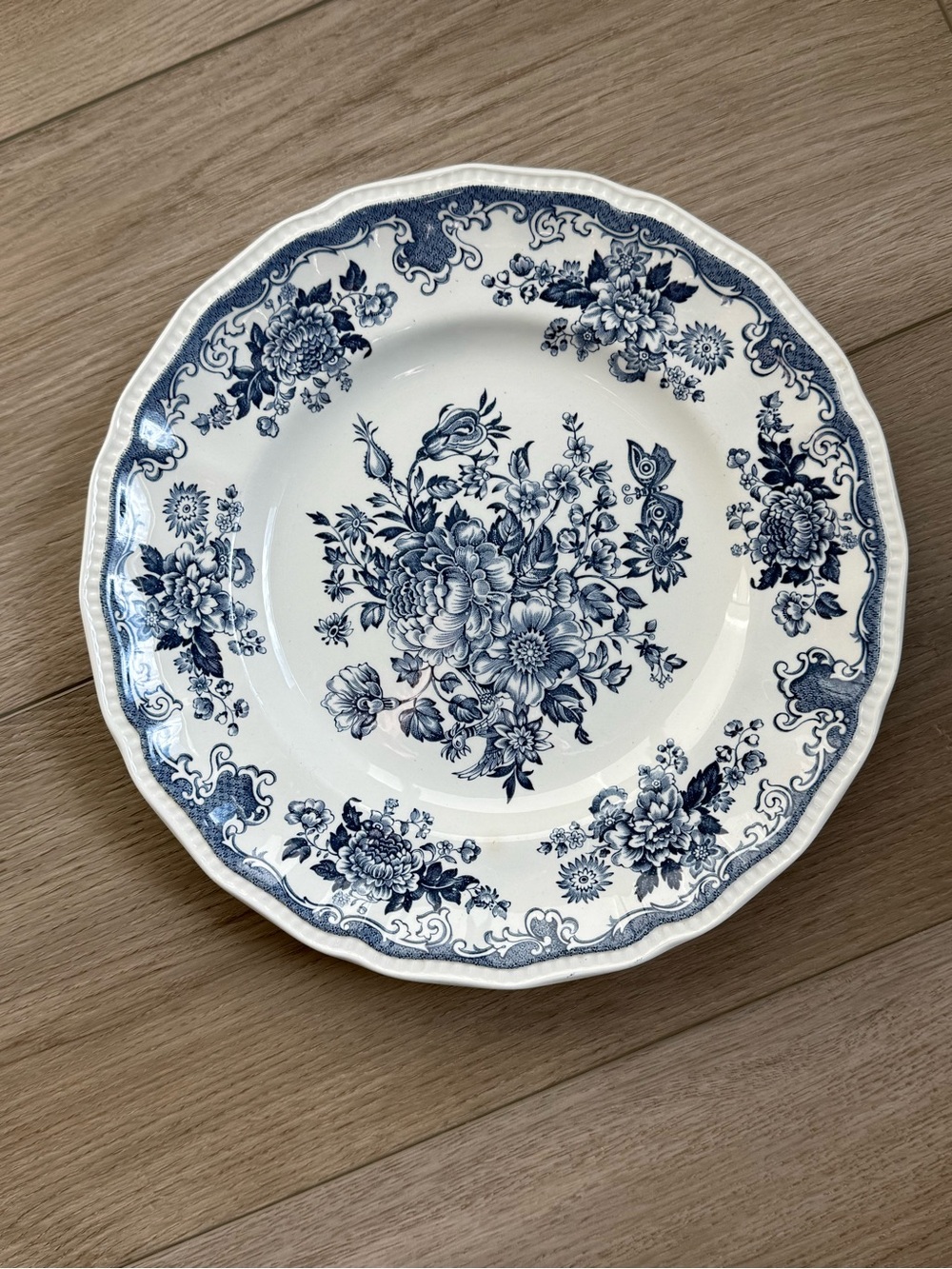 Kensington Blue Floral 10” Dinner Plate